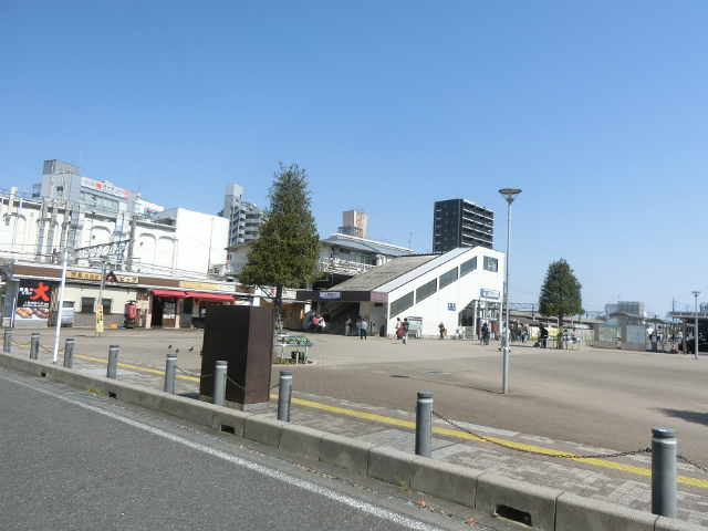 東武東上線「上福岡」駅西口ロータリー